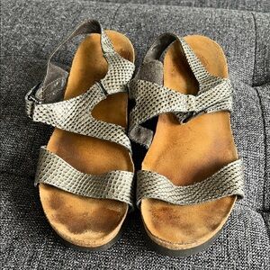 Naot Textured Sandals with Adjustable Straps